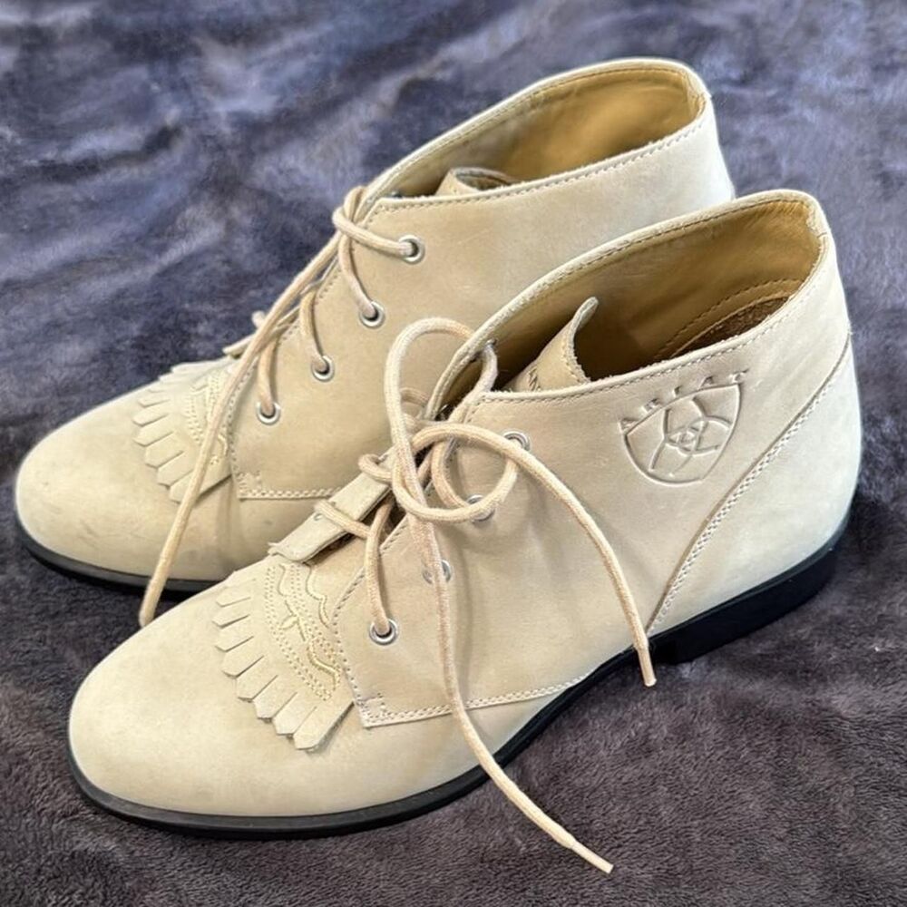 Ariat Women's Tan and Cream Boots